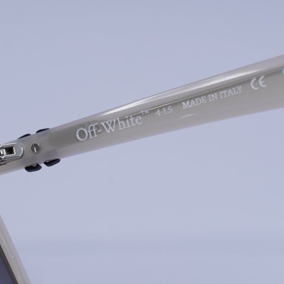 Off-White OERI13W STRATFORD 6107 Sunglasses Beige Square Frame, Grey Lenses - Picture 6 of 9